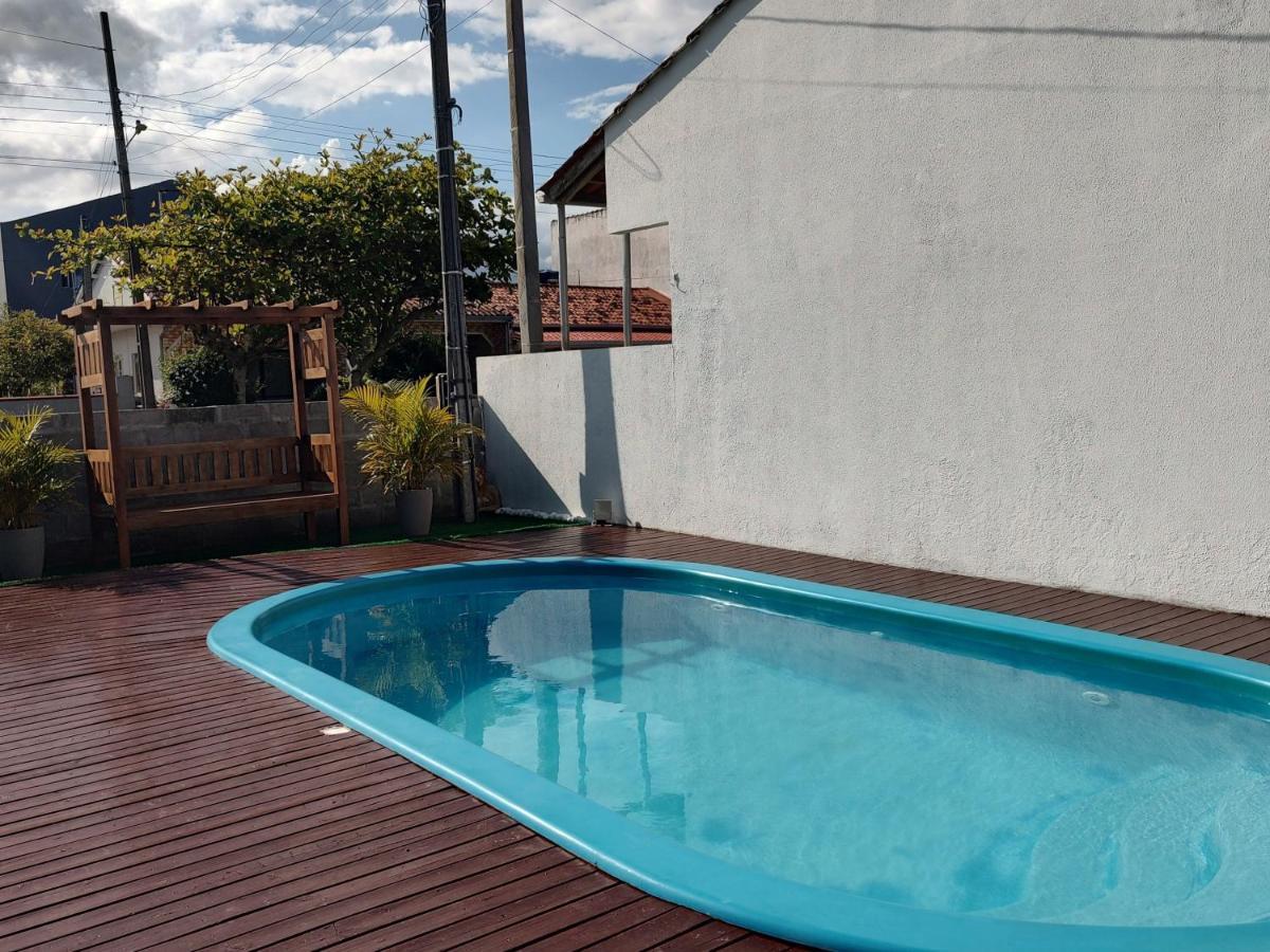 Palhoça Casa Piscina Pinheira -Scヴィラ エクステリア 写真