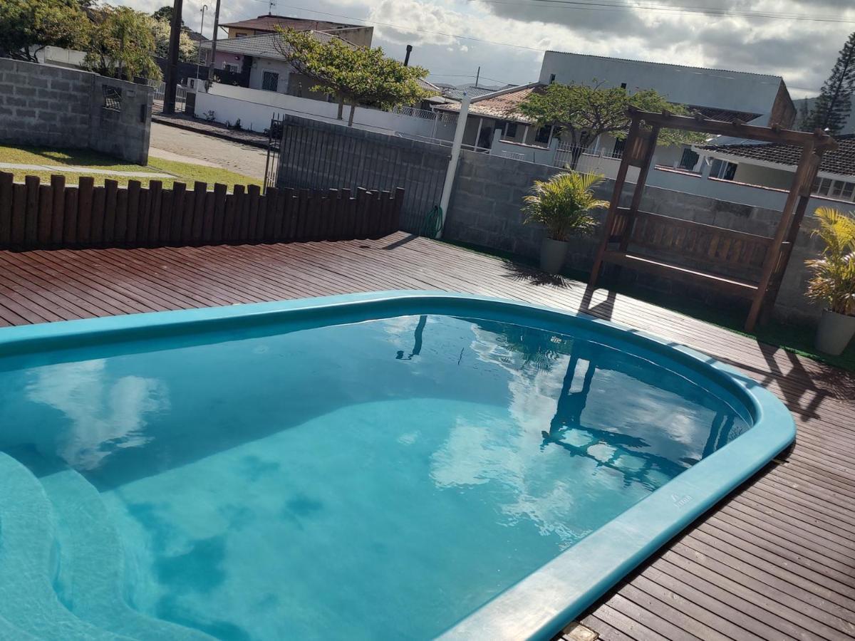 Palhoça Casa Piscina Pinheira -Scヴィラ エクステリア 写真