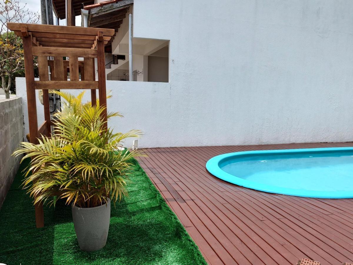 Palhoça Casa Piscina Pinheira -Scヴィラ エクステリア 写真