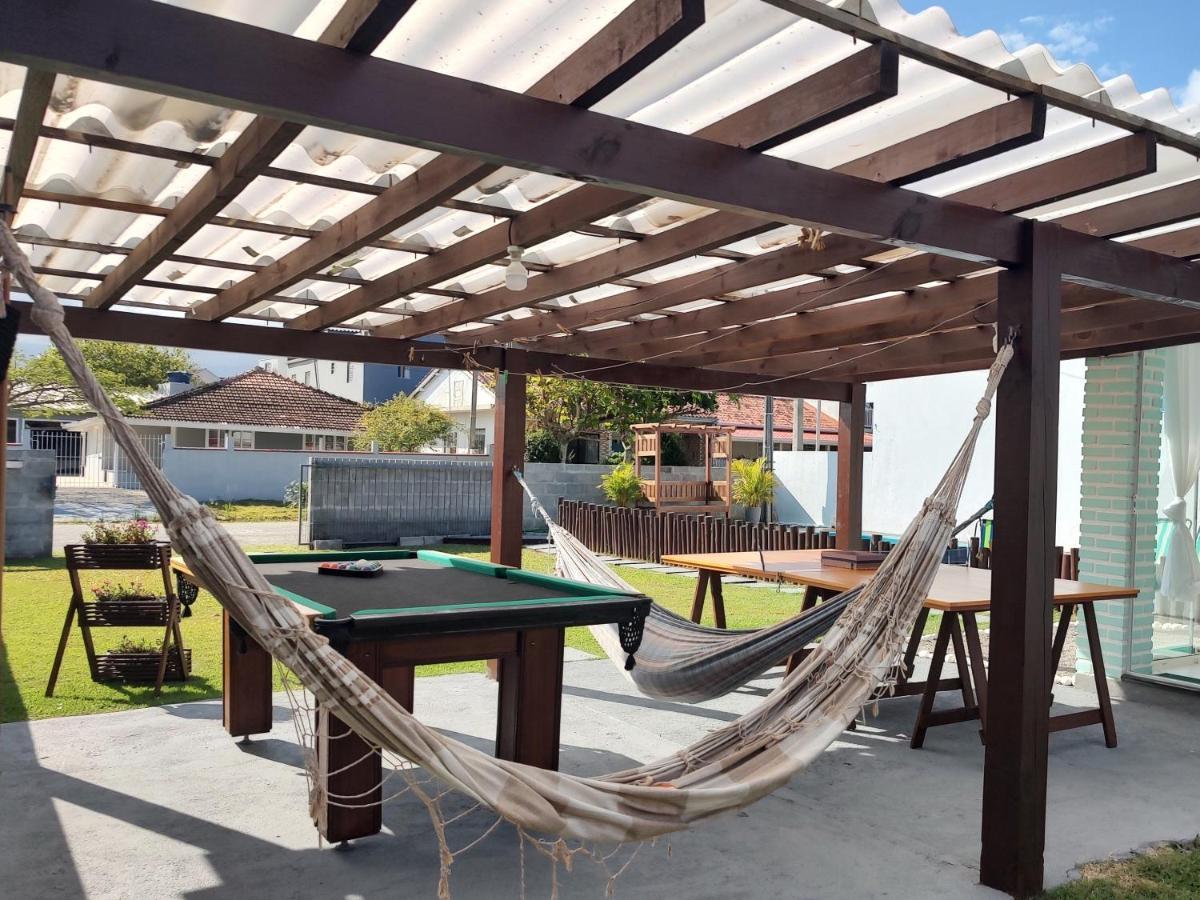 Palhoça Casa Piscina Pinheira -Scヴィラ エクステリア 写真